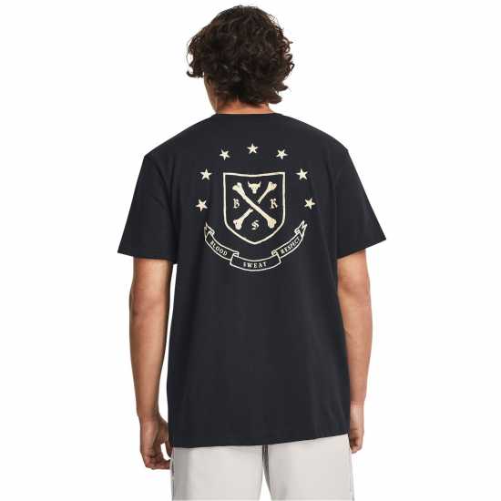Мъжки тениски и фланелки Under Armour Мъжка Риза Project Rock T-Shirt Mens Black Under Armour Мъжка Риза Project Rock T-Shirt Mens Black Мъжки тениски и фланелки