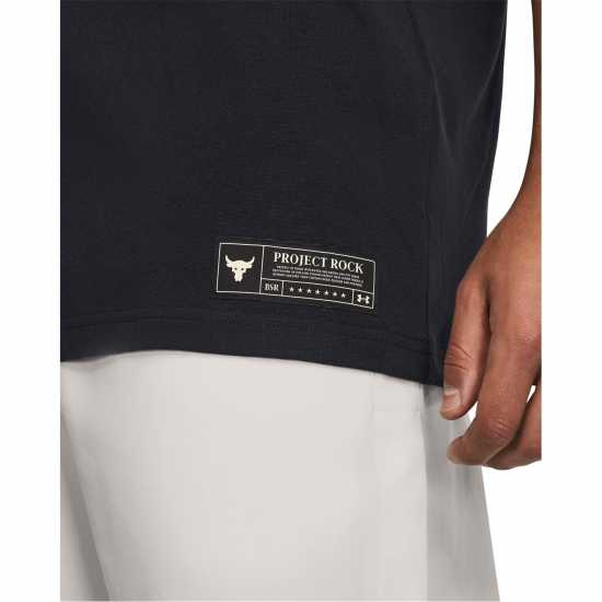 Мъжки тениски и фланелки Under Armour Мъжка Риза Project Rock T-Shirt Mens Black Under Armour Мъжка Риза Project Rock T-Shirt Mens Black Мъжки тениски и фланелки