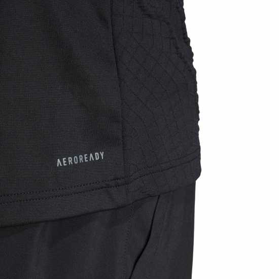 Adidas Мъжка Тениска С Яка Aeroready Freelift Pro Tennis Polo Shirt Mens Black Мъжки тениски с яка