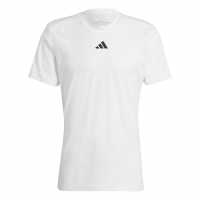 Adidas Мъжка Риза Aeroready Freelift Pro Tennis T-Shirt Mens White Мъжки ризи