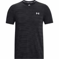 Under Armour Мъжка Тениска Seamless T Shirt Mens Black Мъжки ризи