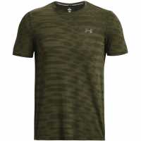 Under Armour Мъжка Тениска Seamless T Shirt Mens Green Мъжки ризи