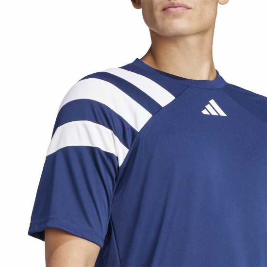 Adidas Мъжка Риза Fortore 23 Football Shirt Mens navy blue 2/wht 