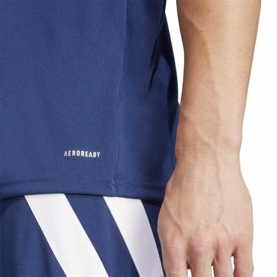 Adidas Мъжка Риза Fortore 23 Football Shirt Mens navy blue 2/wht 