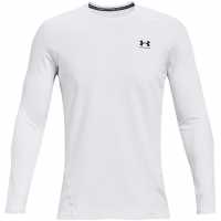 Under Armour Cg Armour Fitted Crew White/Black Мъжко облекло за едри хора