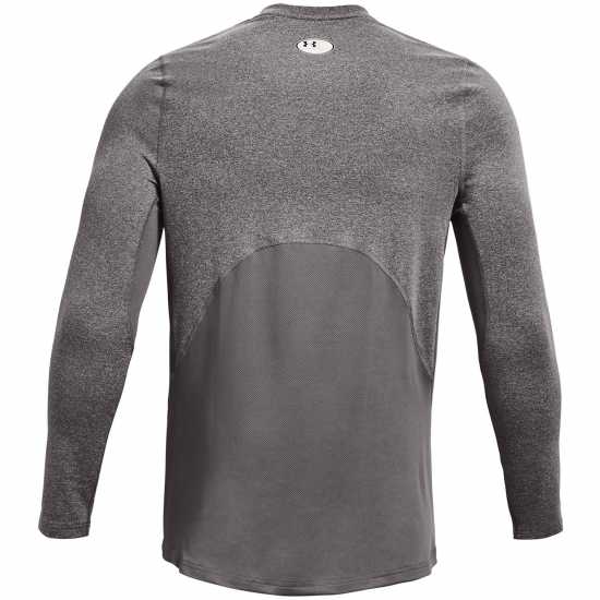 Under Armour Cg Armour Fitted Crew Charcoal Light Мъжко облекло за едри хора