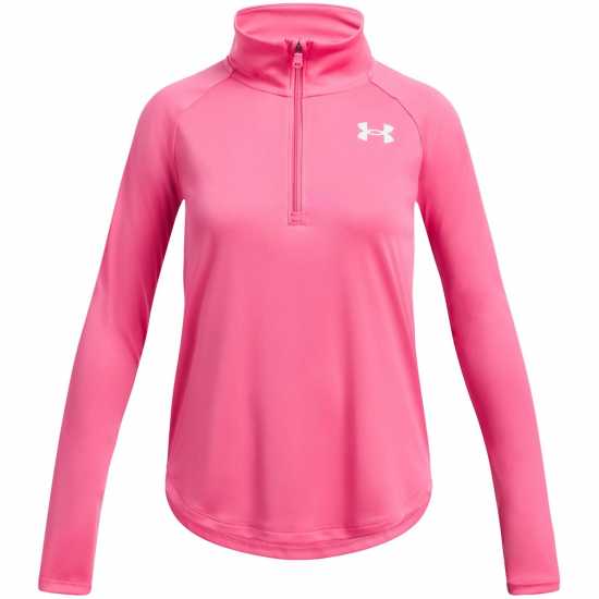 Under Armour Kids' Tech Graphic Long Sleeve Half Zip Oversized Fit Performance Training Jacket  