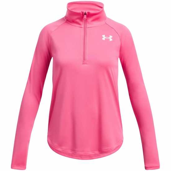 Under Armour Kids' Tech Graphic Long Sleeve Half Zip Oversized Fit Performance Training Jacket  