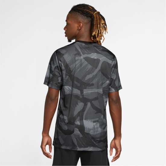 Nike Dri-FIT Legend Men's Camo Fitness T-Shirt Black/Grey Мъжки ризи