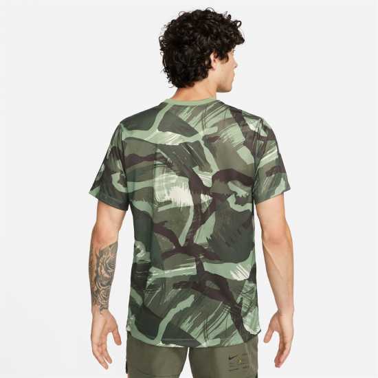 Nike Dri-FIT Legend Men's Camo Fitness T-Shirt Green/Black Мъжки ризи