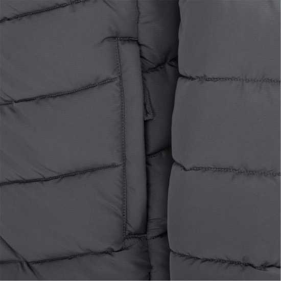 Slazenger Дамско Яке Mid-Length Padded Jacket Womens Charcoal Slazenger Дамско Яке Mid-Length Padded Jacket Womens Charcoal
