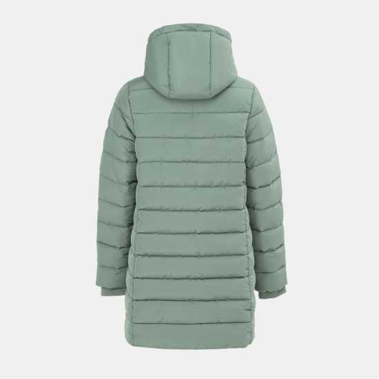 Slazenger Дамско Яке Mid-Length Padded Jacket Womens Light Khaki 