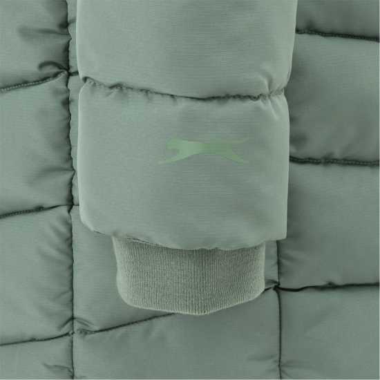 Slazenger Дамско Яке Mid-Length Padded Jacket Womens Light Khaki 