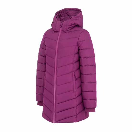Slazenger Дамско Яке Mid-Length Padded Jacket Womens Plum Дамски якета и палта