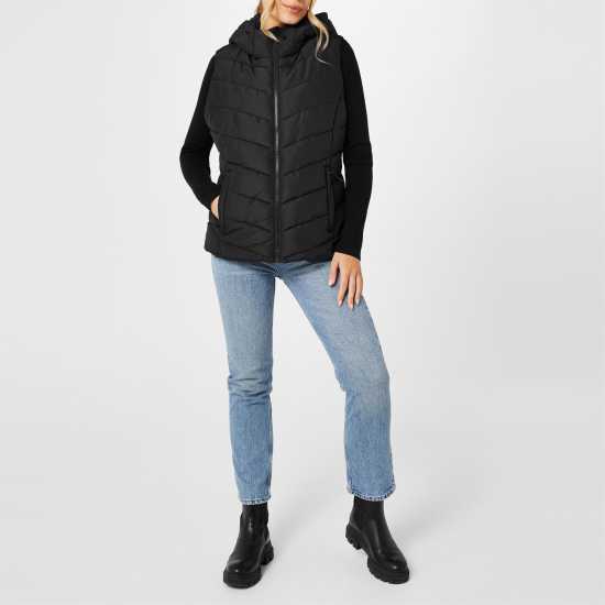 Slazenger Ватирано Елече Padded Gilet Womens  Дамски якета и палта
