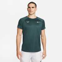 Nike Challenger Men's Nike Dri-FIT Short-Sleeve Tennis Top Deep Jungle Мъжки ризи