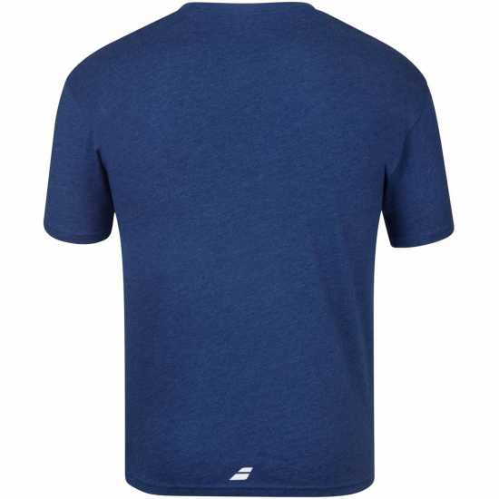 Babolat Тениска Exercise Vintage T Shirt Est Blue Hthr Мъжко облекло за едри хора