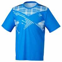 Dunlop Game Shirt 99 Sky Blue Мъжко облекло за едри хора