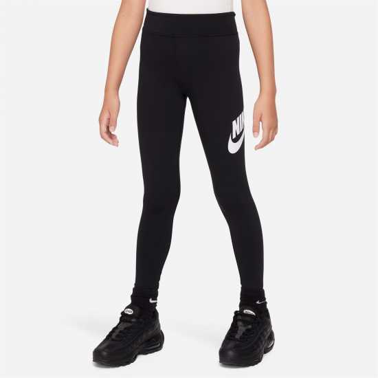 Nike Sportswear Essential Big Kids' (Girls') Mid-Rise Leggings  Детски клинове