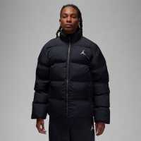 Air Jordan Essentials Men's Poly Puffer Jacket Black/White Мъжки грейки