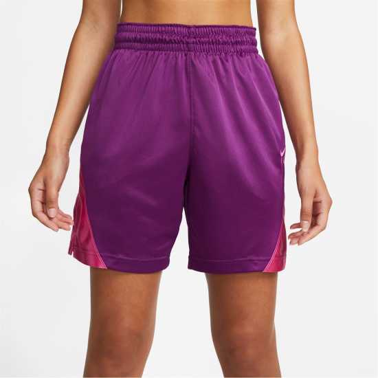 Nike Dri-FIT ISoFly Women's Basketball Shorts Purple/Pink Дамски къси панталони