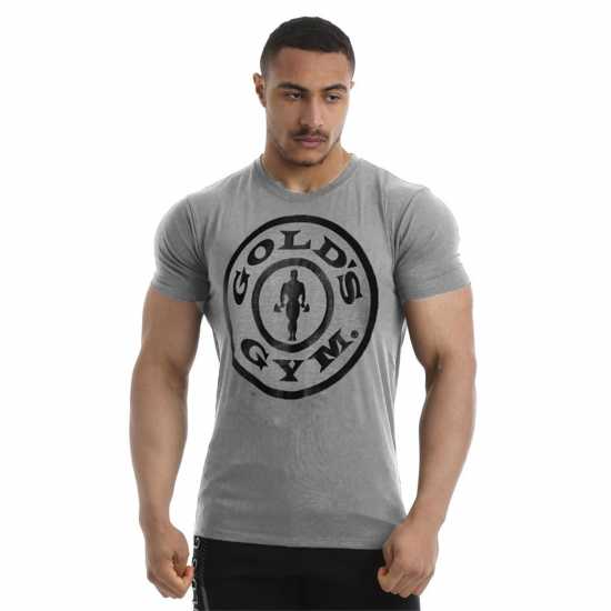 Мъжки тениски и фланелки Golds Gym Мъжка Риза Classic Joe T-Shirt Mens Светло сив марл Golds Gym Мъжка Риза Classic Joe T-Shirt Mens Светло сив марл Мъжки тениски и фланелки