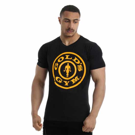Мъжки тениски и фланелки Golds Gym Мъжка Риза Classic Joe T-Shirt Mens Черно Golds Gym Мъжка Риза Classic Joe T-Shirt Mens Черно Мъжки тениски и фланелки