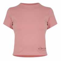 Ellesse Womens Dropper Crop T-Shirt Pink Дамско облекло плюс размер