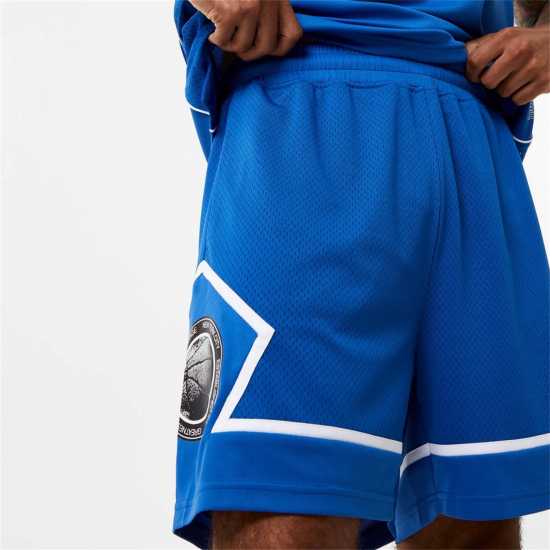 Everlast Basketball Panel Shorts Blue Мъжко облекло за едри хора