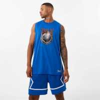 Everlast Basketball Panel Jersey Blue Мъжко облекло за едри хора