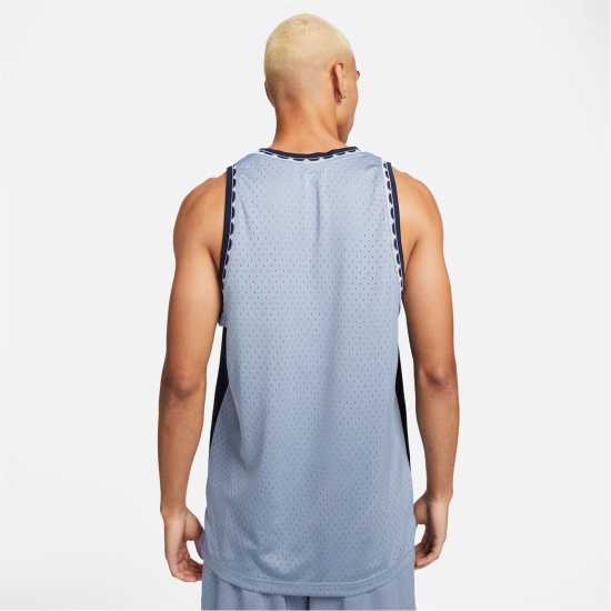 Nike Dri-Fit Mesh Vest Mens Blackened Blue Мъжко облекло за едри хора