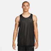 Nike Dri-Fit Standard Issue Men'S Reversible Basketball Jersey Mens Black/Olive Мъжки ризи