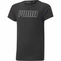 Puma Тениска Fit T Shirt Puma Black Детски тениски и фланелки