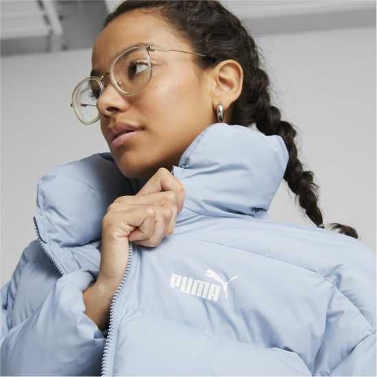 Puma Дамско Яке Essentials+ Puffer Jacket Womens Blue Wash Дамски грейки