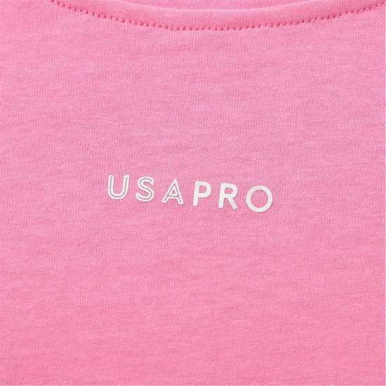 Usa Pro Pro Boxy Tee Juniors Pink 