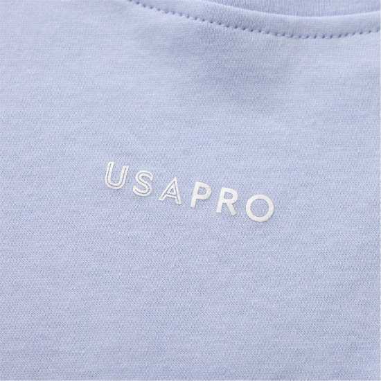 Usa Pro Pro Boxy Tee Juniors Blue 