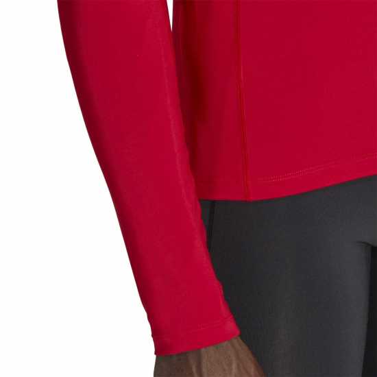 Adidas Techfit Aeroready Long Sleeve Long-Sleeve Top Sn99 Силно червено Мъжки долни дрехи