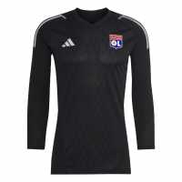 Adidas Olympique Lyonnais Tiro 23 Long Sleeve Goalkeeper Shirt Adults Черно Мъжко облекло за едри хора