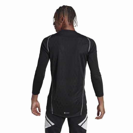 Adidas Olympique Lyonnais Tiro 23 Long Sleeve Goalkeeper Shirt Adults Черно Мъжко облекло за едри хора