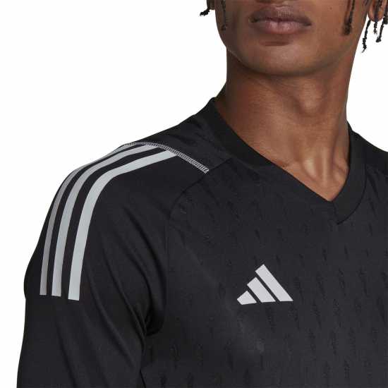Adidas Olympique Lyonnais Tiro 23 Long Sleeve Goalkeeper Shirt Adults Черно Мъжко облекло за едри хора