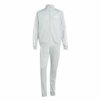 Adidas Basic 3 - Stripes Tricot Tracksuit Чудесно сребро Мъжки спортни екипи в две части