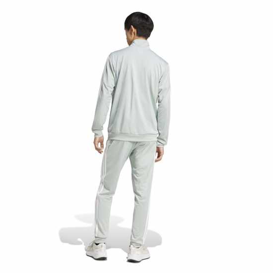 Мъжки спортни екипи в две части Adidas Basic 3 - Stripes Tricot Tracksuit Чудесно сребро Adidas Basic 3 - Stripes Tricot Tracksuit Чудесно сребро Мъжки спортни екипи в две части