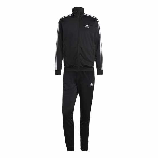 Adidas Basic 3 - Stripes Tricot Tracksuit Черно Мъжки спортни екипи в две части