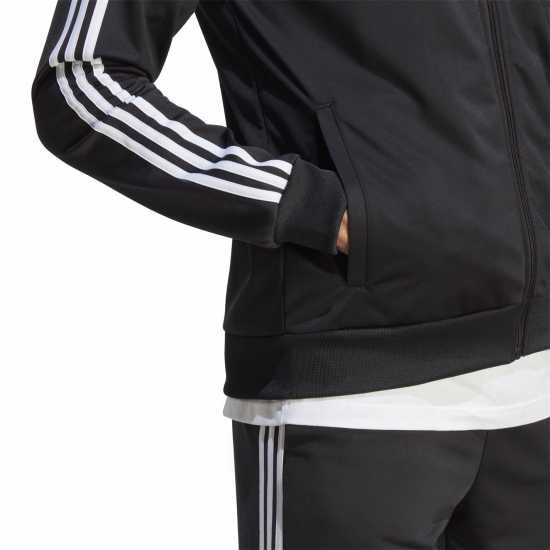 Adidas Basic 3 - Stripes Tricot Tracksuit Черно Мъжки спортни екипи в две части