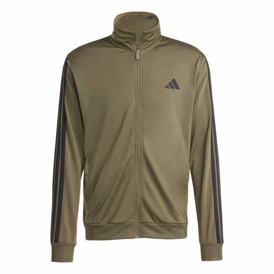Мъжки спортни екипи в две части Adidas Basic 3 - Stripes Tricot Tracksuit Олива Страта Adidas Basic 3 - Stripes Tricot Tracksuit Олива Страта Мъжки спортни екипи в две части