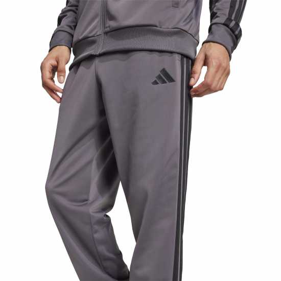 Adidas Basic 3 - Stripes Tricot Tracksuit Сива Страта Мъжки спортни екипи в две части