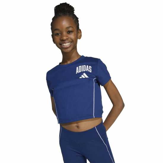 Adidas Train Essentials Collegiate Print T-Shirt Kids  Детски тениски и фланелки