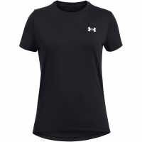 Under Armour Armour Knockout Tee Gym Top Girls Black Детски тениски и фланелки