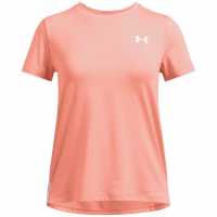 Under Armour Armour Knockout Tee Gym Top Girls Orange Детски тениски и фланелки