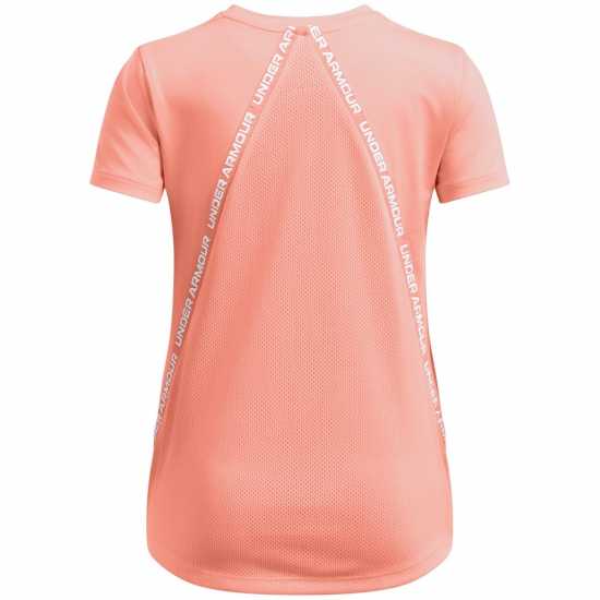 Детски тениски и фланелки Under Armour Armour Knockout Tee Gym Top Girls Orange Under Armour Armour Knockout Tee Gym Top Girls Orange Детски тениски и фланелки